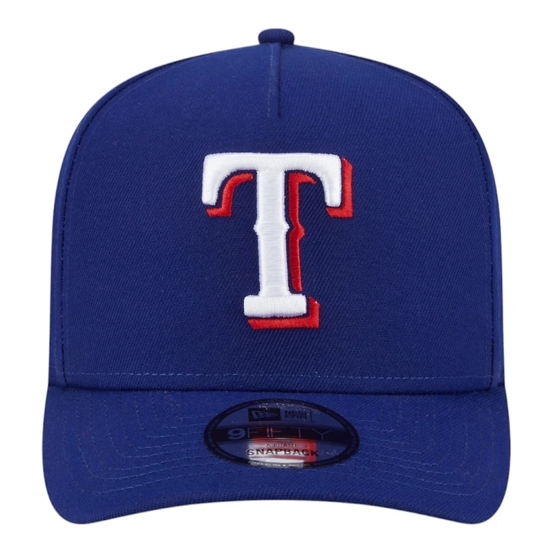 Texas Rangers Royal Blue 2010 World Series Patch New Era 9FIFTY A-Frame Snapback Hat