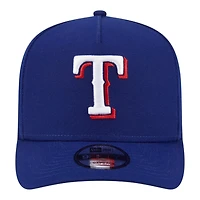Texas Rangers Royal Blue 2010 World Series Patch New Era 9FIFTY A-Frame Snapback Hat
