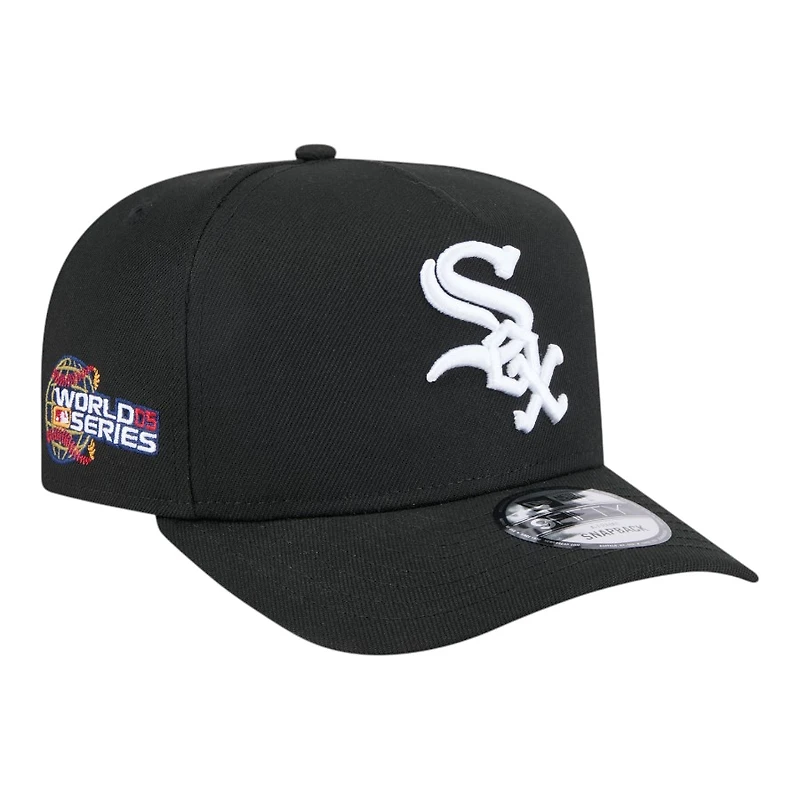Chicago White Sox Black 2005 World Series Patch New Era 9FIFTY A-Frame Snapback Hat