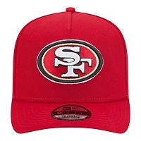 San Francisco 49ers Red Super Bowl XXIV Patch New Era 9FIFTY A-Frame Snapback Hat