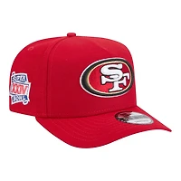 San Francisco 49ers Red Super Bowl XXIV Patch New Era 9FIFTY A-Frame Snapback Hat