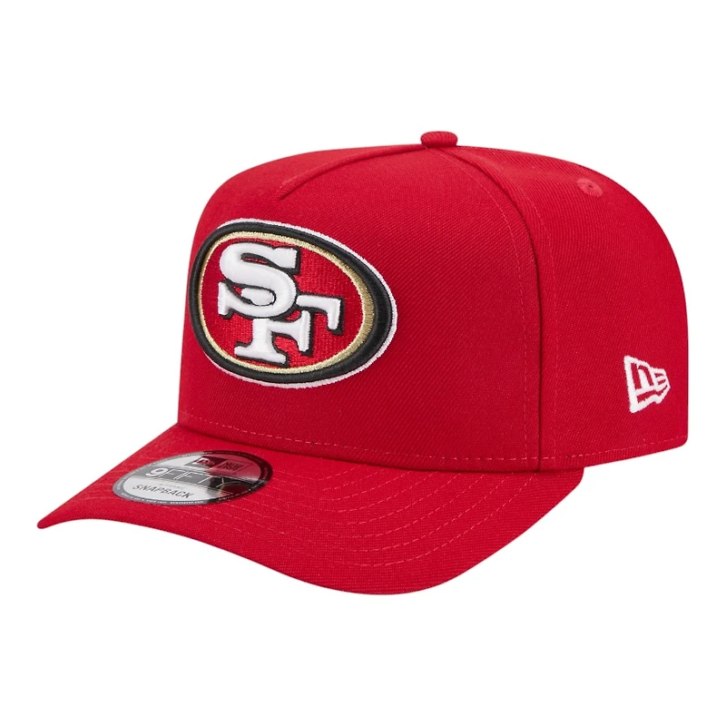San Francisco 49ers Red Super Bowl XXIV Patch New Era 9FIFTY A-Frame Snapback Hat