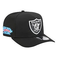Las Vegas Raiders Black Super Bowl XVII Patch New Era 9FIFTY A-Frame Snapback Hat