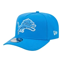 Detroit Lions Blue 75 Seasons Patch New Era 9FIFTY A-Frame Snapback Hat
