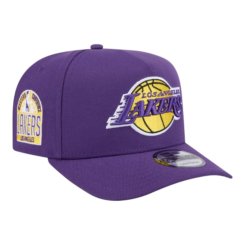 Los Angeles Lakers Purple Western Conference Patch New Era 9FIFTY A-Frame Snapback Hat