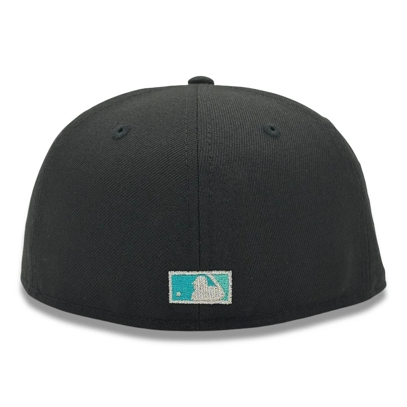 Chicago Cubs Black with Be Alert Patch Grey UV New Era 59FIFTY Fitted Hat