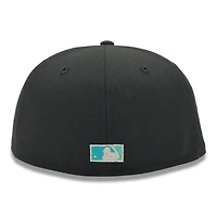 Chicago Cubs Black with Be Alert Patch Grey UV New Era 59FIFTY Fitted Hat