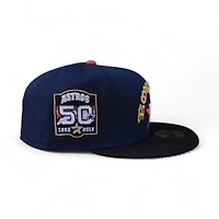 Houston Astros Oceanside Blue Black 2T Leon the Lab City 1962 Patch Grey UV New Era 59FIFTY Fitted Hat