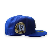 Los Angeles Dodgers Dark Royal Leon the Lab Ohtani 8x Patch Grey UV New Era 59FIFTY Fitted Hat