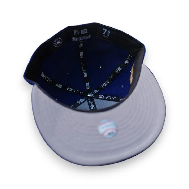 Los Angeles Dodgers Dark Royal Leon the Lab Ohtani 8x Patch Grey UV New Era 59FIFTY Fitted Hat