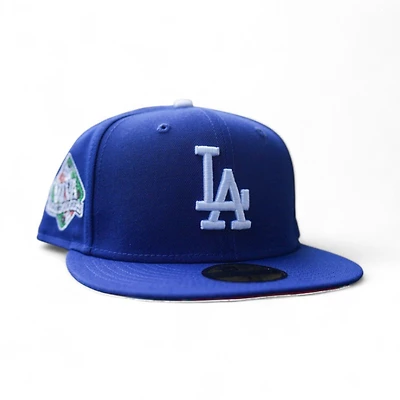 Los Angeles Dodgers Dark Royal Leon the Lab Viva Patch Serape UV New Era 59FIFTY Fitted Hat