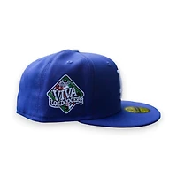 Los Angeles Dodgers Dark Royal Leon the Lab Viva Patch Serape UV New Era 59FIFTY Fitted Hat