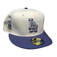 Los Angeles Dodgers Chrome and Navy Shohei Ohtani Anime Patch Grey UV 59FIFTY Fitted Hat
