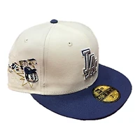 Los Angeles Dodgers Chrome and Navy Shohei Ohtani Anime Patch Grey UV 59FIFTY Fitted Hat