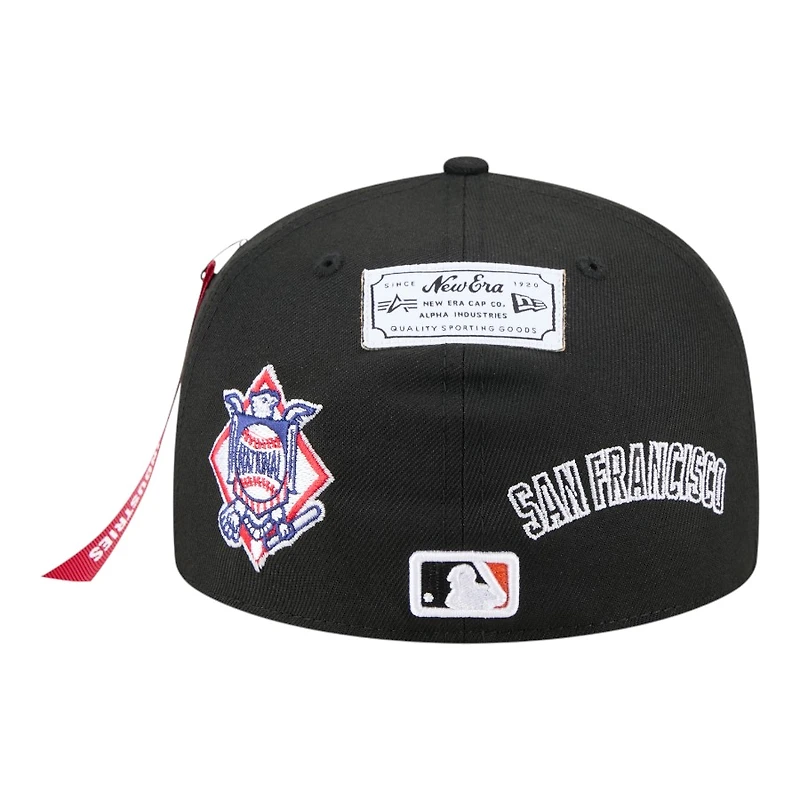 San Francisco Giants Black New Era x Alpha Industries 59FIFTY Fitted Hat