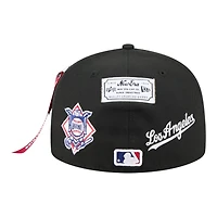 Los Angeles Dodgers Black New Era x Alpha Industries 59FIFTY Fitted Hat