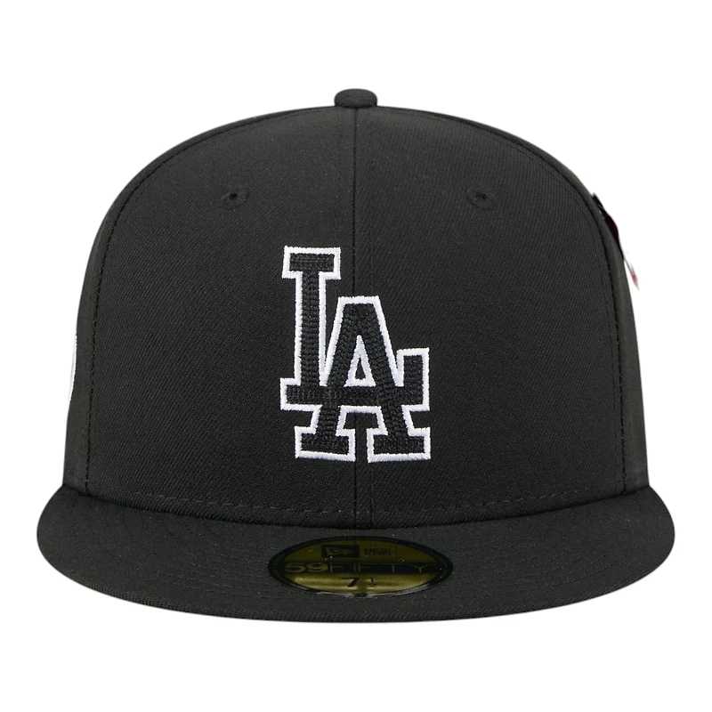 Los Angeles Dodgers Black New Era x Alpha Industries 59FIFTY Fitted Hat