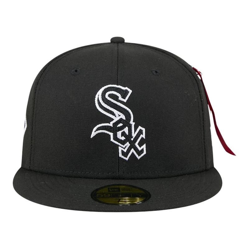 Chicago White Sox Black New Era x Alpha Industries 59FIFTY Fitted Hat