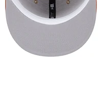 Texas Longhorns Camel Brown and Orange Basic New Era 59FIFTY Fitted Hat