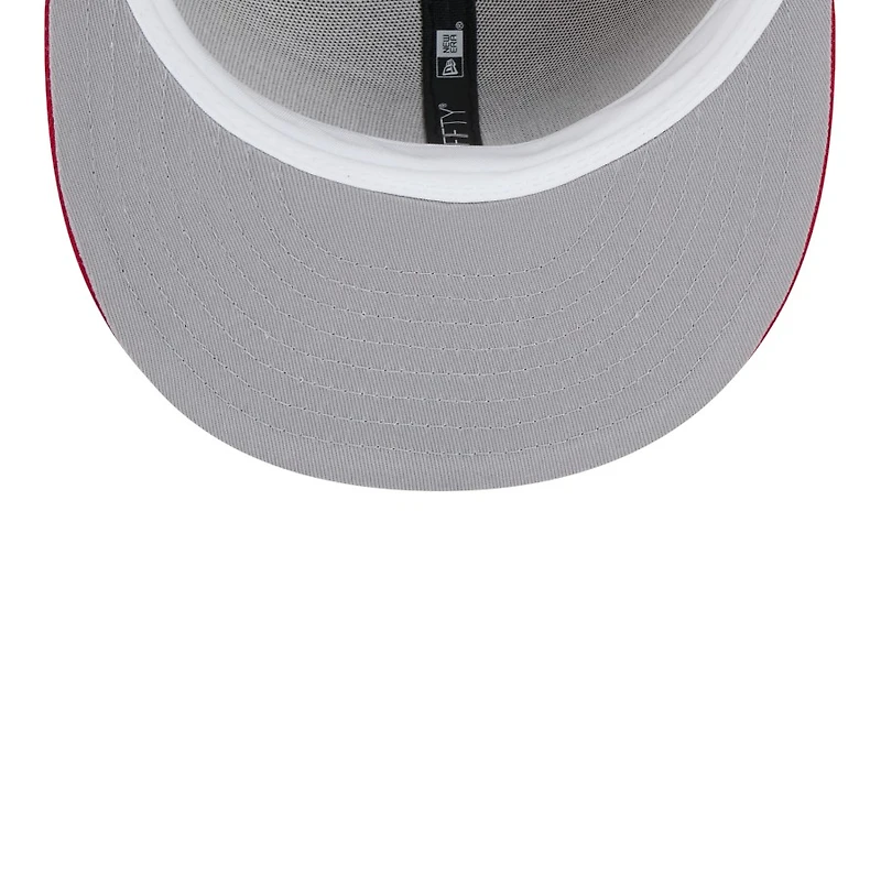 Ohio State Buckeyes Camel Brown and Red Basic New Era 59FIFTY Fitted Hat