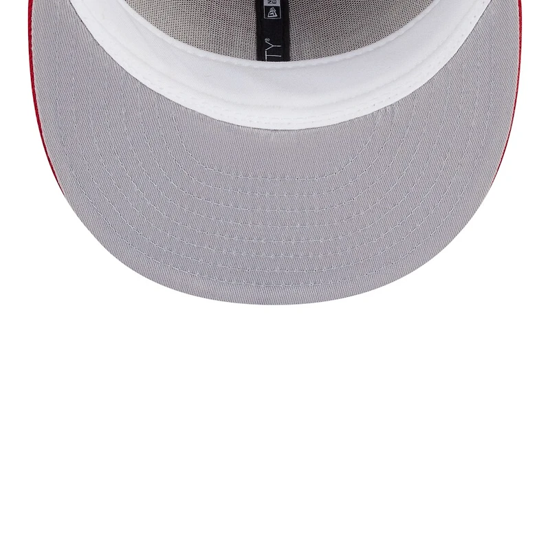 Nebraska Cornhuskers Camel Brown and Red Basic New Era 59FIFTY Fitted Hat