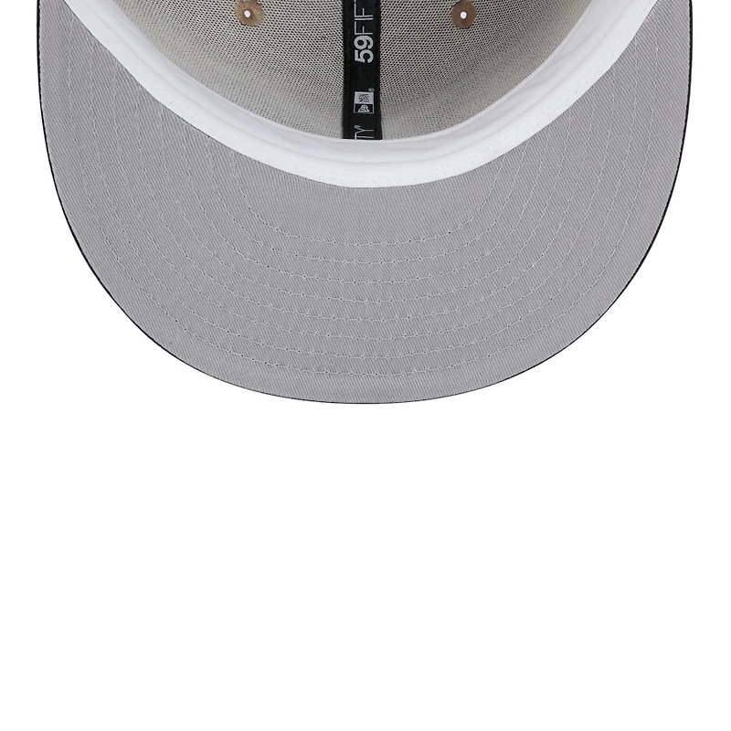 Philadelphia Eagles Camel Brown and Black Basic New Era 59FIFTY Fitted Hat