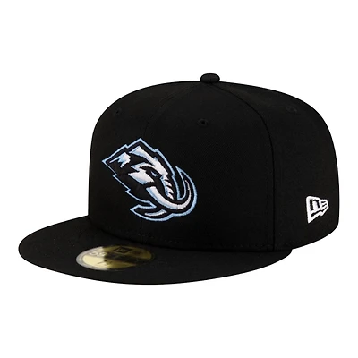 Utah Mammoth Black Primary Logo Basic New Era 59FIFTY Fitted Hat