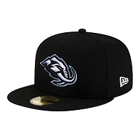 Utah Mammoth Black Primary Logo Basic New Era 59FIFTY Fitted Hat