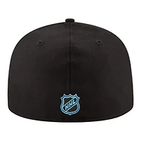 Utah Mammoth Black Primary Logo Basic New Era 59FIFTY Fitted Hat