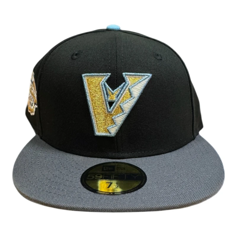 Arizona Diamondbacks Black and Gray 2001 WS Patch Icy Blue UV New Era 59FIFTY Fitted Hat