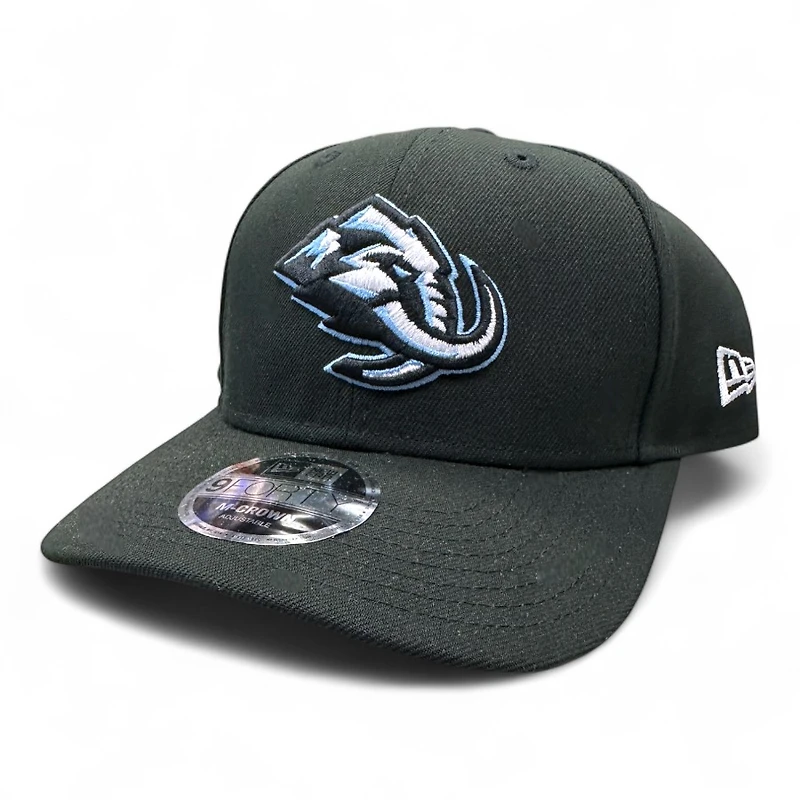 Utah Mammoth Black Primary Mammoth Logo Basic New Era 9FORTY M-Crown Snapback Hat