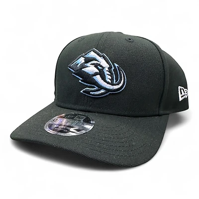 Utah Mammoth Black Primary Mammoth Logo Basic New Era 9FORTY M-Crown Snapback Hat