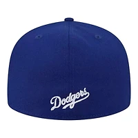Los Angeles Dodgers Royal Blue Overlap New Era 59FIFTY Fitted Hat