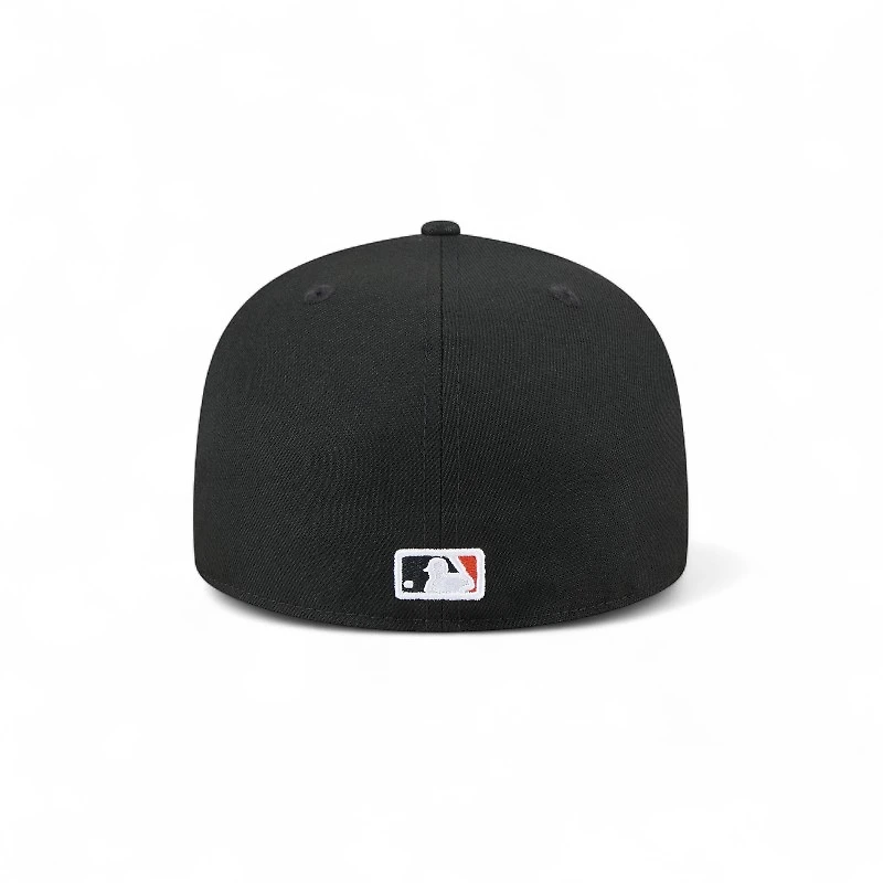 San Francisco Giants Black Wavy Pennant Patch New Era 59FIFTY Fitted Hat