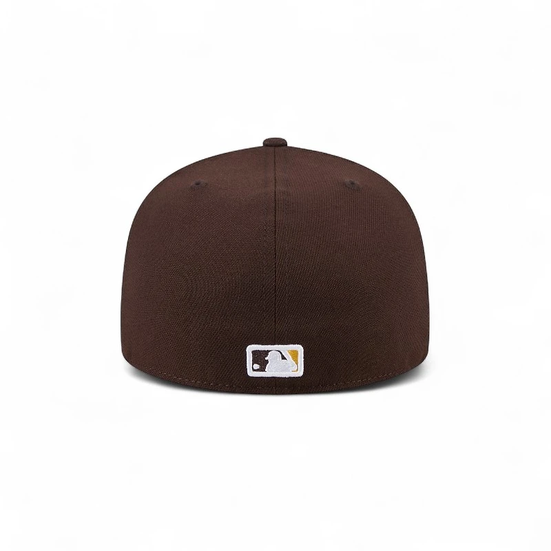 San Diego Padres Brown Wavy Pennant Patch New Era 59FIFTY Fitted Hat