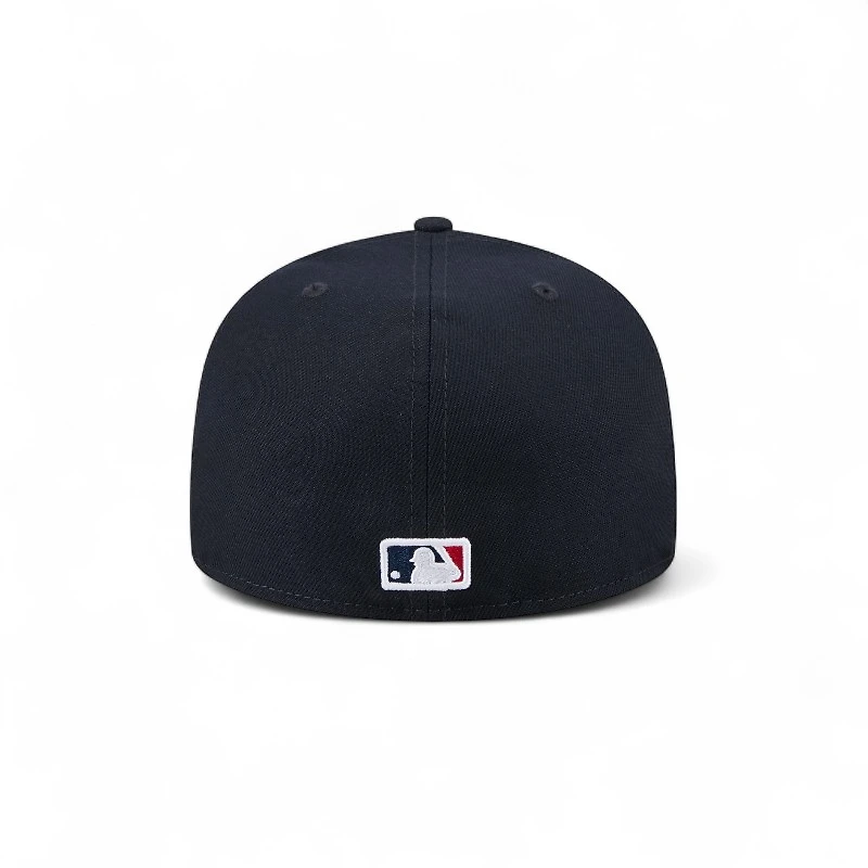 New York Yankees Navy Wavy Pennant Patch Era 59FIFTY Fitted Hat