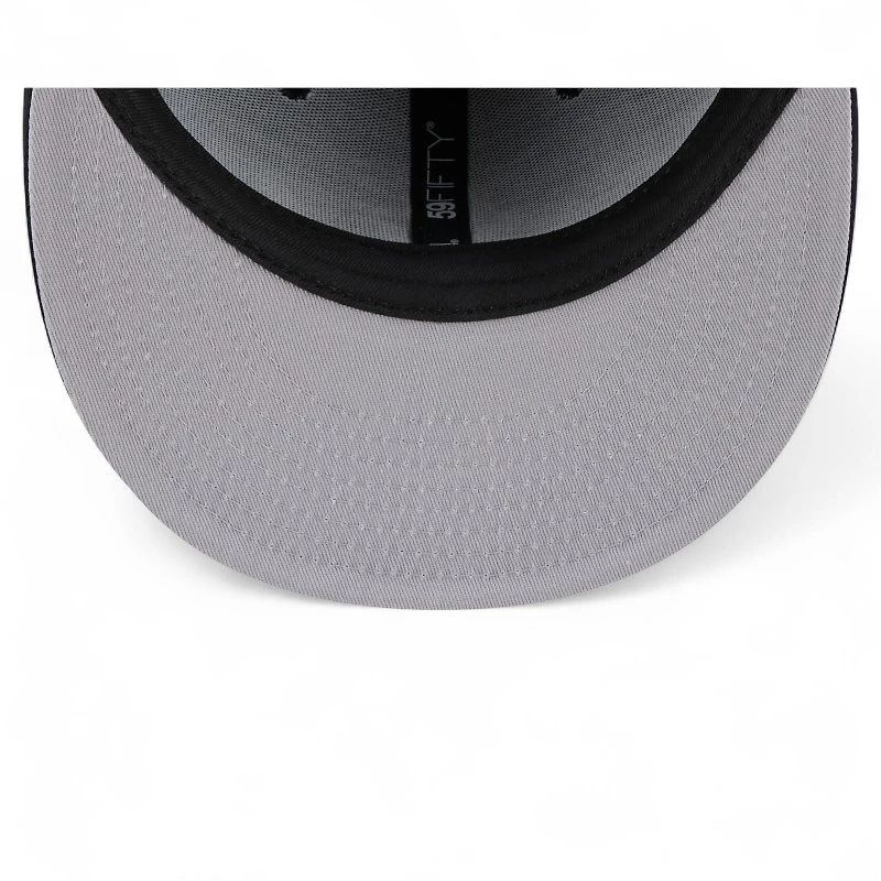 New York Yankees Navy Wavy Pennant Patch Era 59FIFTY Fitted Hat