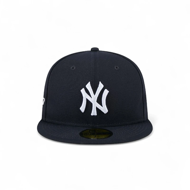 New York Yankees Navy Wavy Pennant Patch Era 59FIFTY Fitted Hat