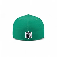 Philadelphia Eagles Historic Green Wavy Pennant Patch New Era 59FIFTY Fitted Hat
