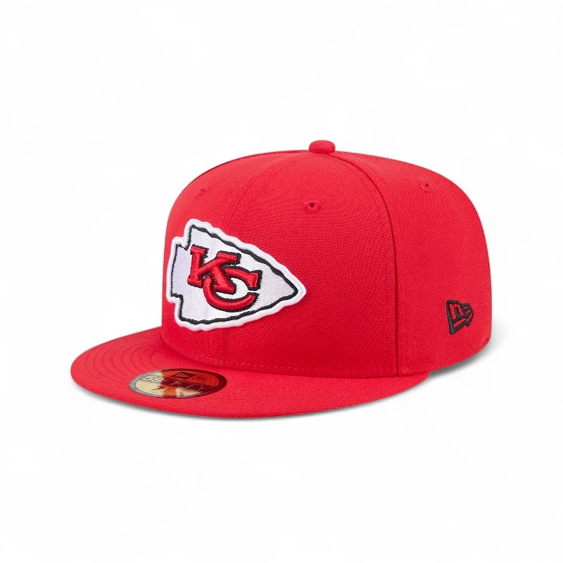 Kansas City Chiefs Red Wavy Pennant Patch New Era 59FIFTY Fitted Hat