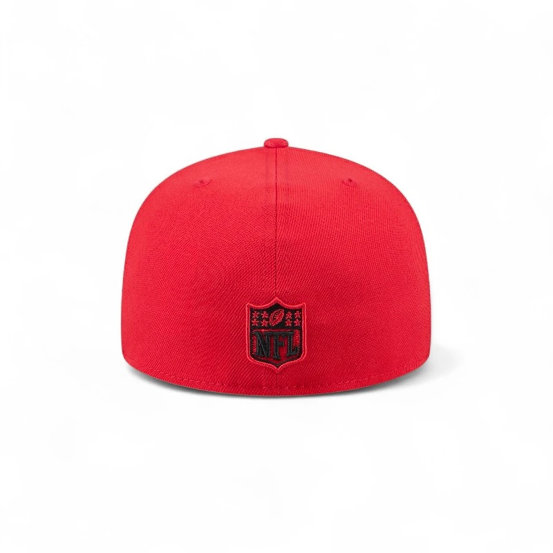 Kansas City Chiefs Red Wavy Pennant Patch New Era 59FIFTY Fitted Hat