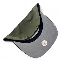 Los Angeles Dodgers White on Olive with Gray UV 9FIFTY A-Frame Snapback Hat