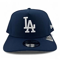 Los Angeles Dodgers White on Navy with Gray UV 9FIFTY A-Frame Snapback Hat