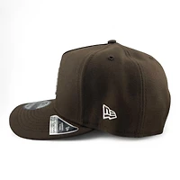 Los Angeles Dodgers White on Brown with Gray UV 9FIFTY A-Frame Snapback Hat