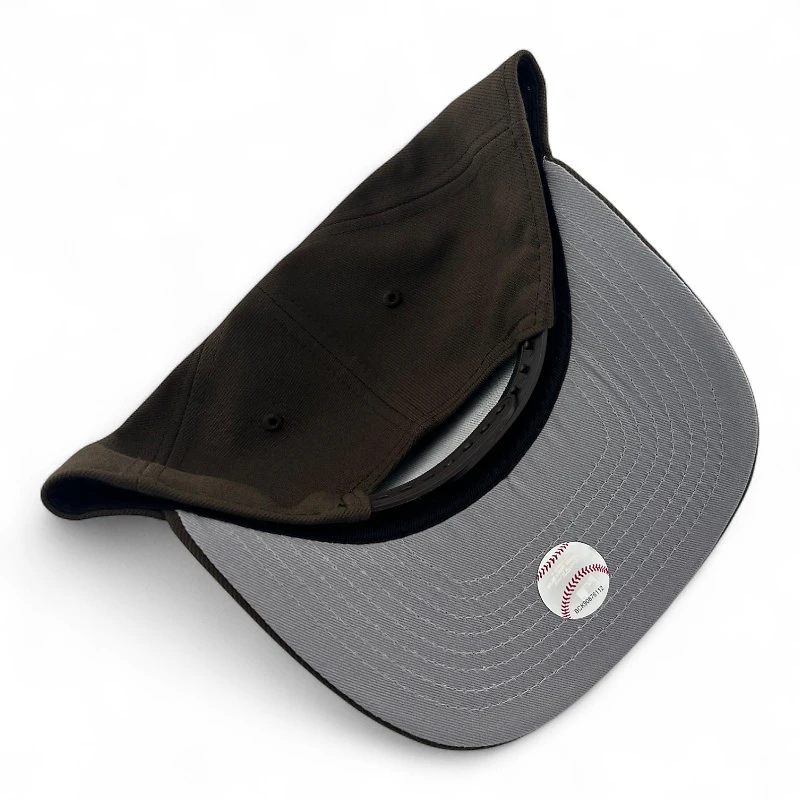 Los Angeles Dodgers White on Brown with Gray UV 9FIFTY A-Frame Snapback Hat