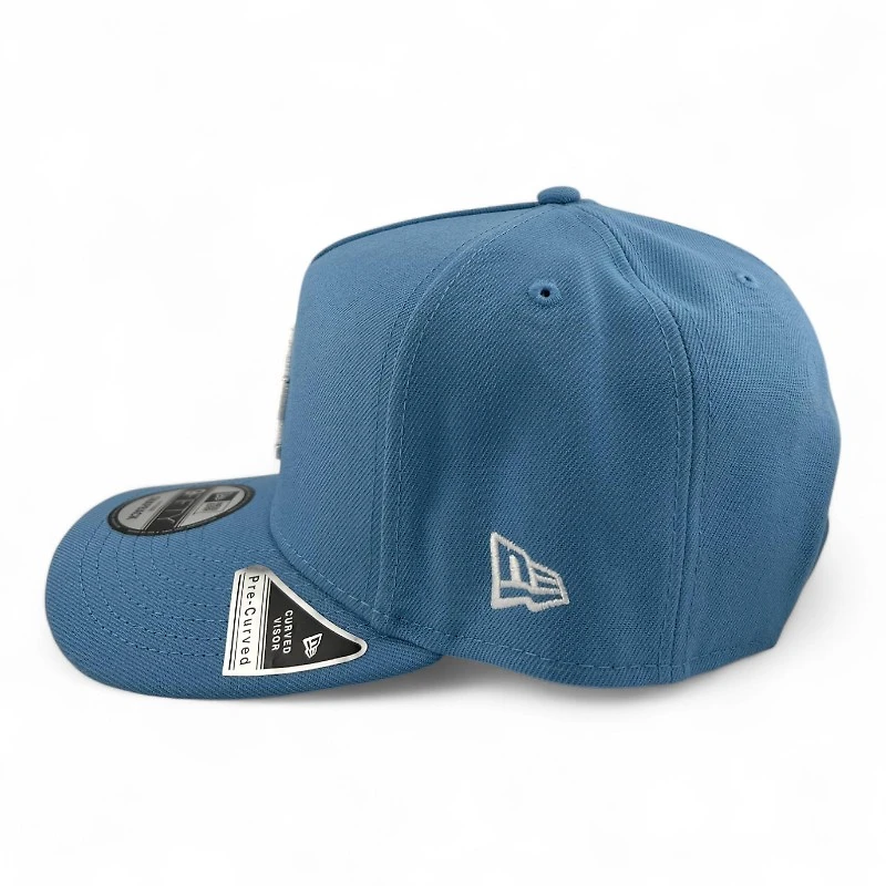 Los Angeles Dodgers White on Sky Blue with Gray UV 9FIFTY A-Frame Snapback Hat