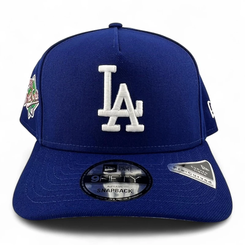 Los Angeles Dodgers Royal Blue 1988 WS Patch Gray UV 9FIFTY A-Frame Snapback Hat