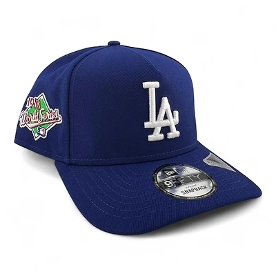 Los Angeles Dodgers Royal Blue 1988 WS Patch Gray UV 9FIFTY A-Frame Snapback Hat