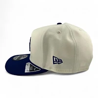 Los Angeles Dodgers Chrome and Royal Blue 50th Anniversary Patch Gray UV 9FIFTY A-Frame Snapback Hat