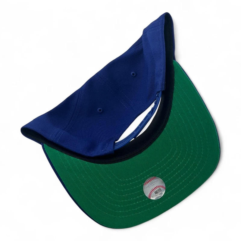 Los Angeles Dodgers Royal Blue Script 40th Anniversary Patch Green UV 9FIFTY A-Frame Snapback Hat